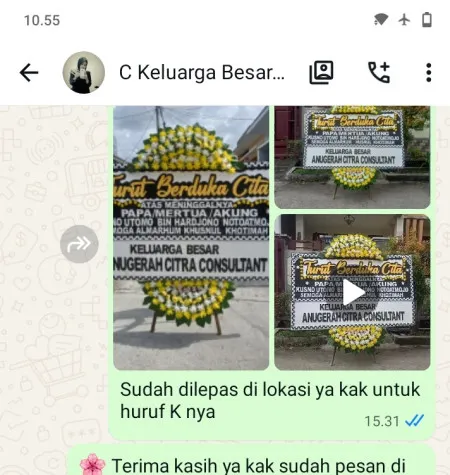Pengiriman Papan Bunga Duka Petukangan Selatan